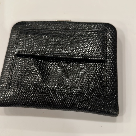 Neiman Marcus black leather wallet - Picture 2 of 3